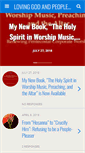 Mobile Screenshot of lovinggodandpeople.com