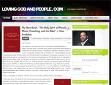 Tablet Screenshot of lovinggodandpeople.com